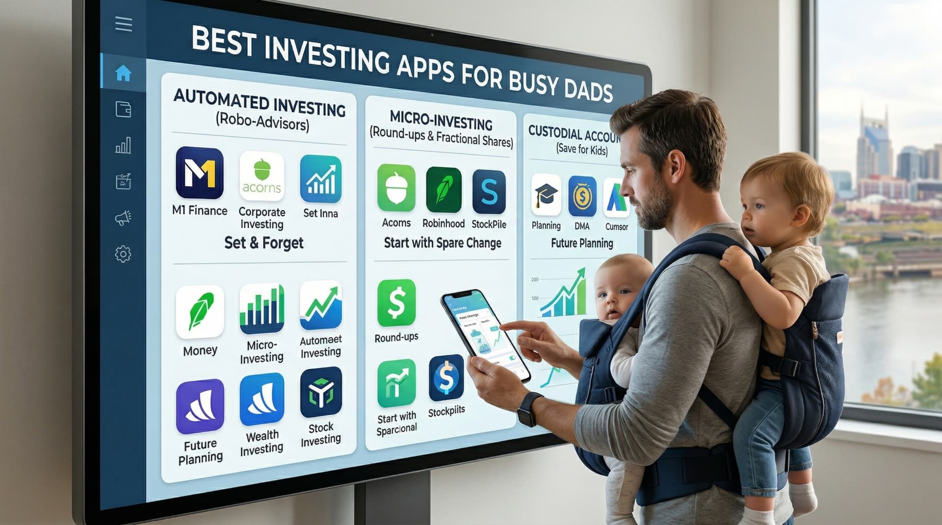 Learn about Best Investing Apps For Busy Dads with our trustworthy, family-oriented investment guide. DadAlt Investments: Best Investing Apps For Busy Dads - Expert family wealth building strategies
