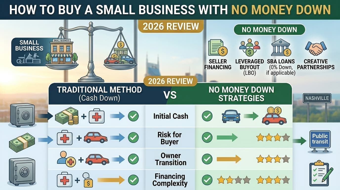 Learn about How To Buy Small Business No Money Down with our trustworthy, family-oriented investment guide. DadAlt Investments: How To Buy Small Business No Money Down - Expert family wealth building strategies